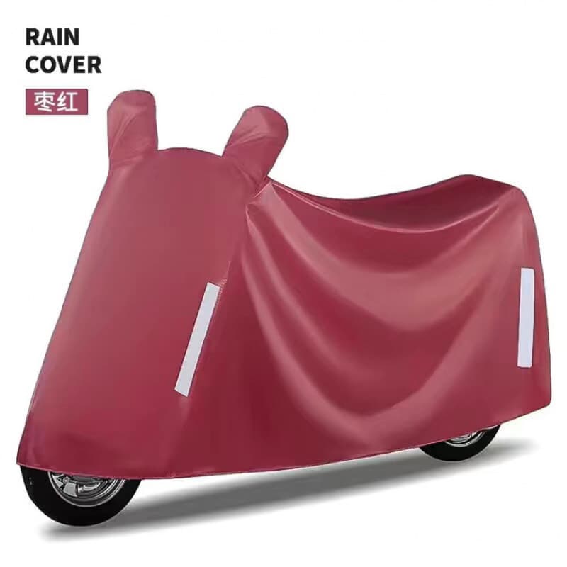 バイクカバー 全天候対応防水バイクカバー反射テープ付き原付用