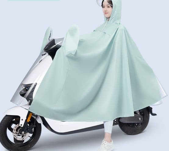 バイクカバー 原付 全身保護バイク用雨がっぱ 視界クリアタイプ