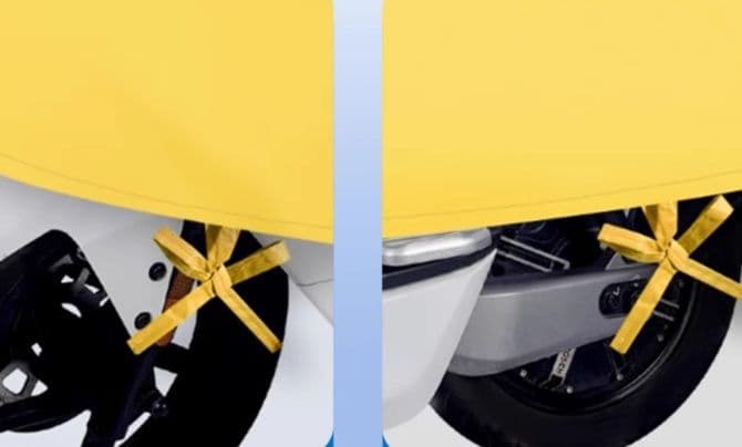 バイクカバー 原付 雅牛津布製防水