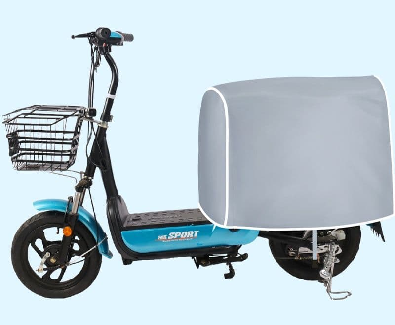 バイクカバー 原付 原付用前後カバー 電動バイク保護セット