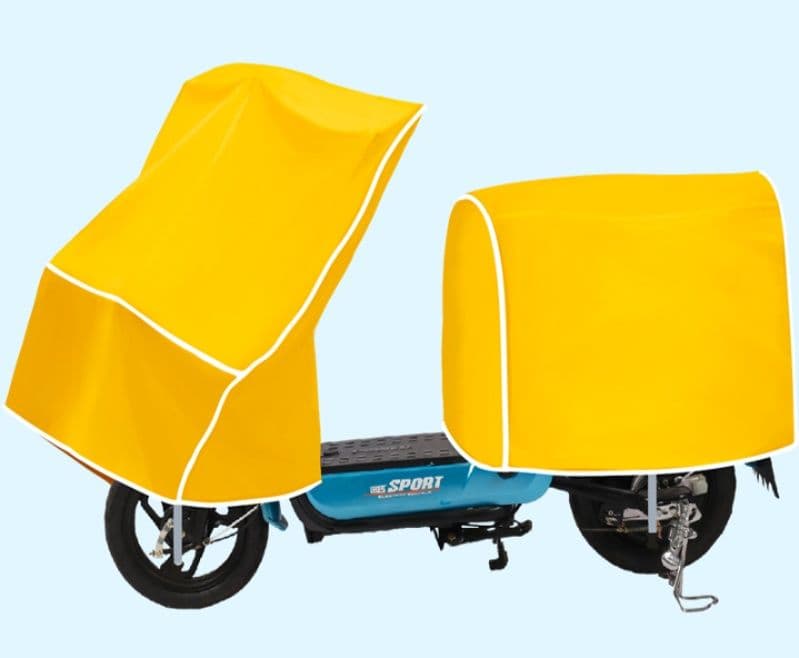バイクカバー 原付 原付用前後カバー 電動バイク保護セット