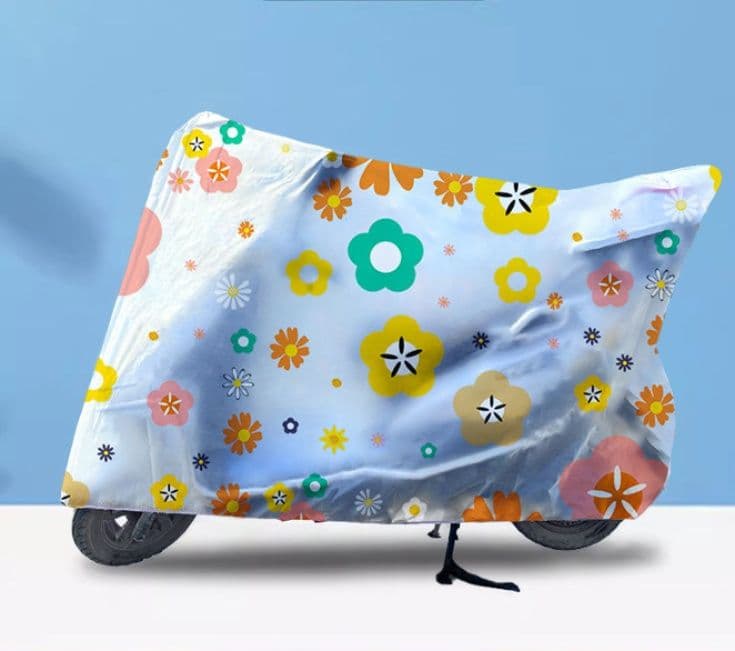 バイクカバー 原付 かわいい雲柄防水バイクカバー 原付用