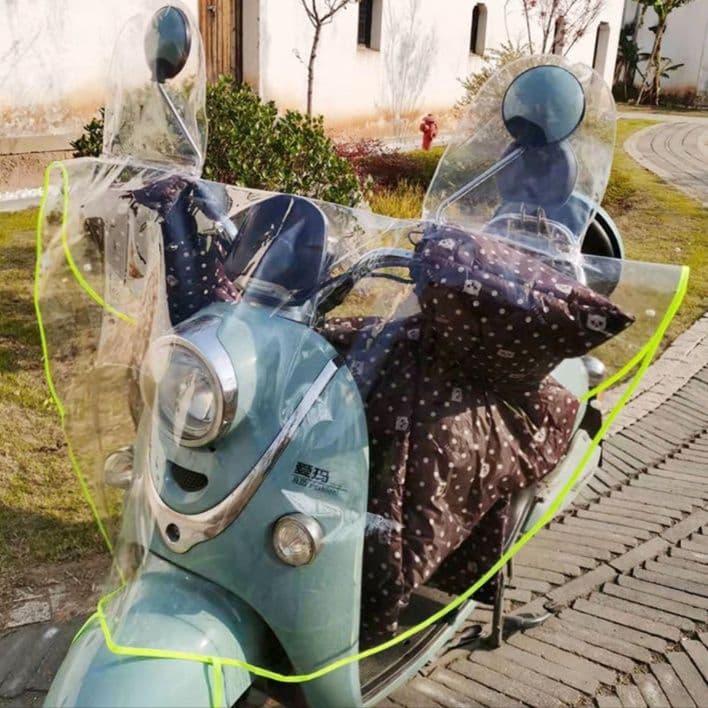 バイクカバー 原付 透明全天候型原付保護シート