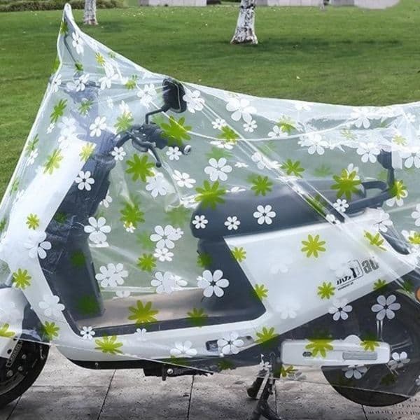 バイクカバー 原付 透明防水カバー