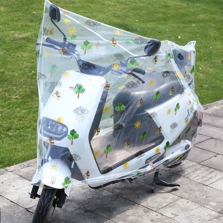 バイクカバー 原付 透明防水カバー