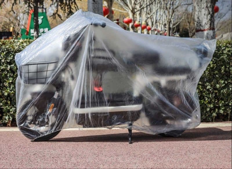 バイクカバー 原付 防水透明シート全天候型バイクカバー