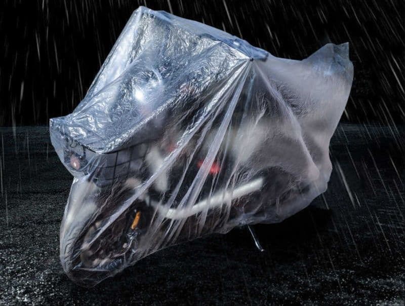 バイクカバー 原付 防水透明シート全天候型バイクカバー