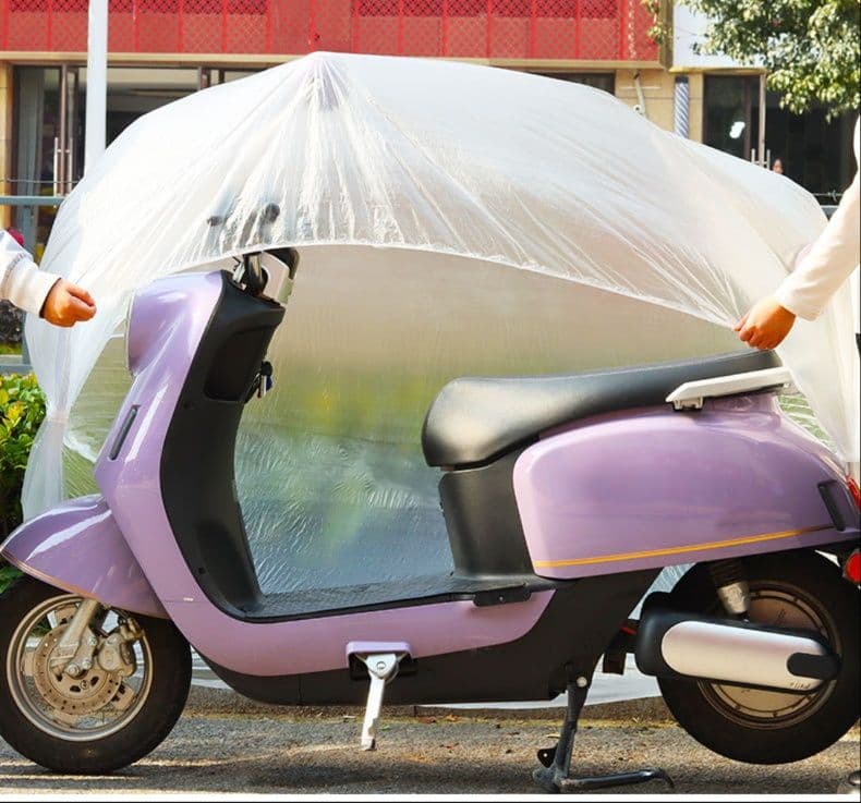 バイクカバー 原付 防水透明シート全天候型バイクカバー