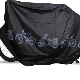 バイクカバー 自転車柄付き原付バイクカバー