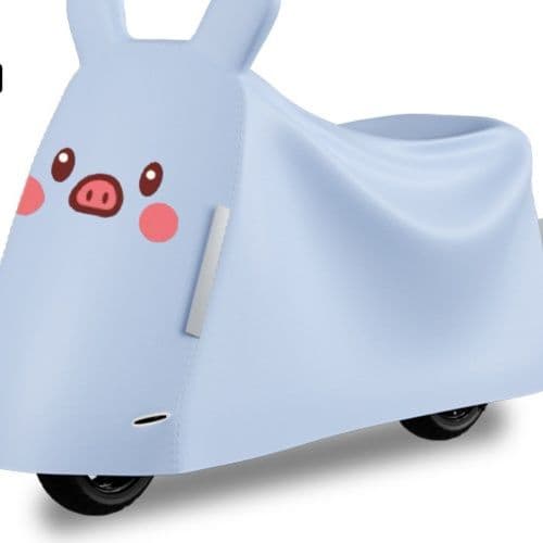 バイクカバー うさぎ耳付き防風防水バイクカバー