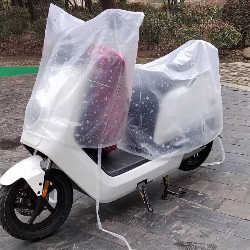 バイクカバー 透明シルエット原付用防水カバー