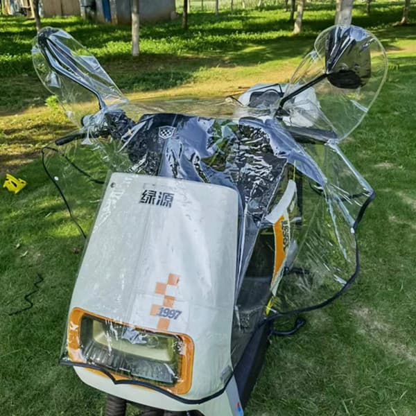 バイクカバー 原付 透明全天候型原付保護シート
