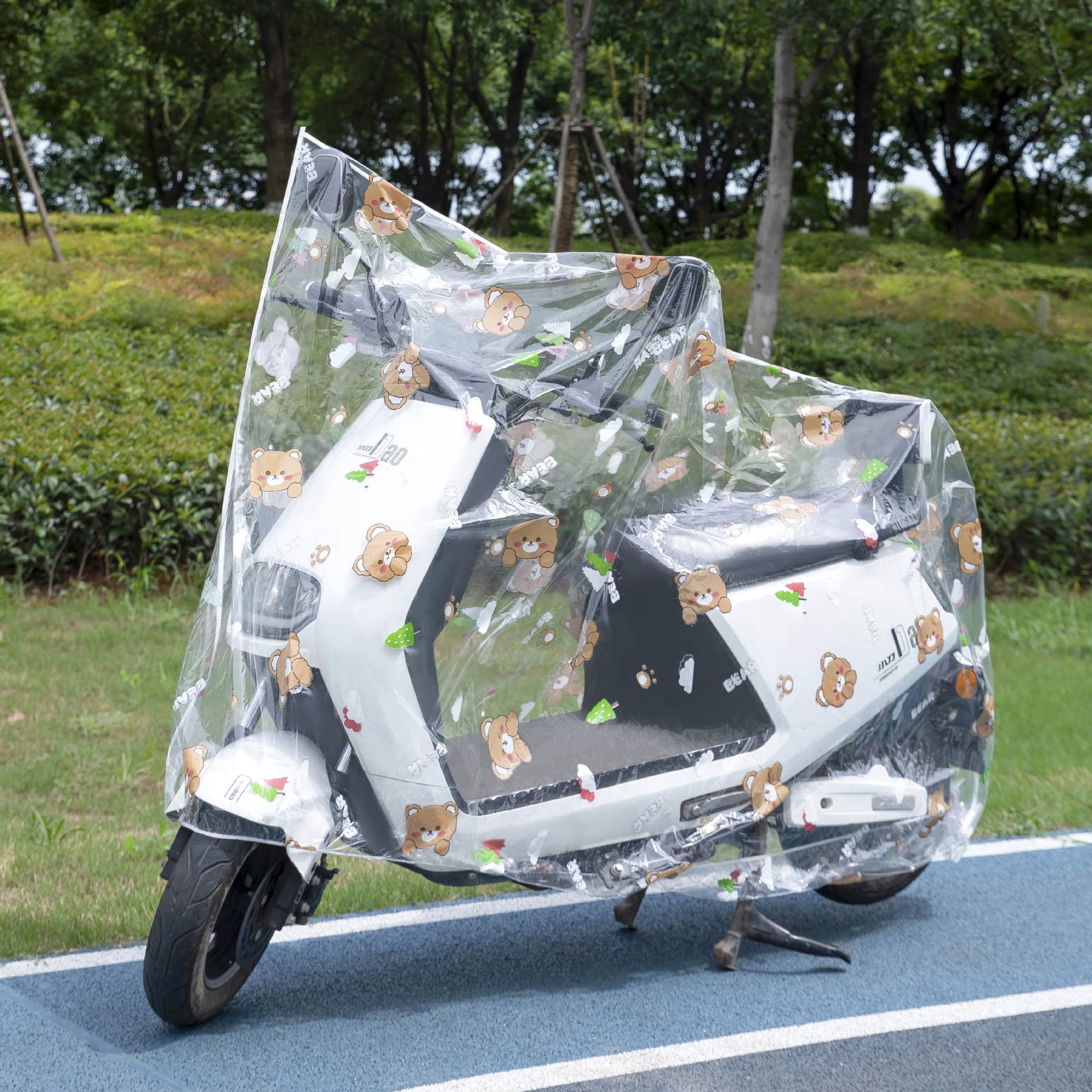バイクカバー 原付 可愛い柄付き