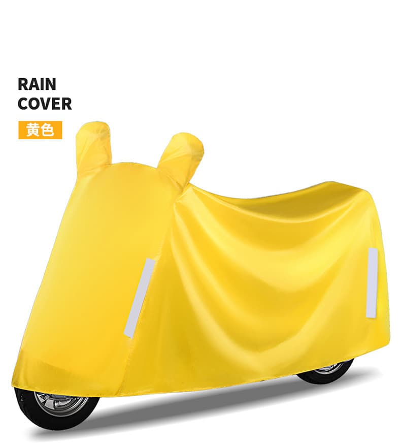 バイクカバー 全天候対応防水バイクカバー反射テープ付き原付用