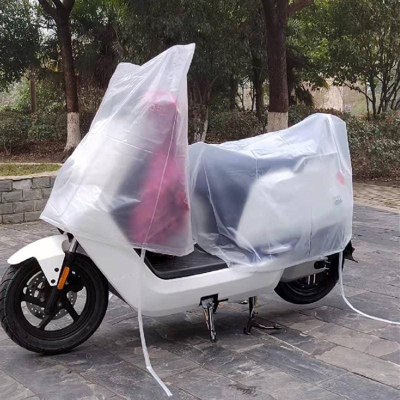 バイクカバー 透明シルエット原付用防水カバー