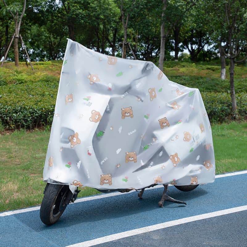 バイクカバー かわいい模様の原付バイクカバー