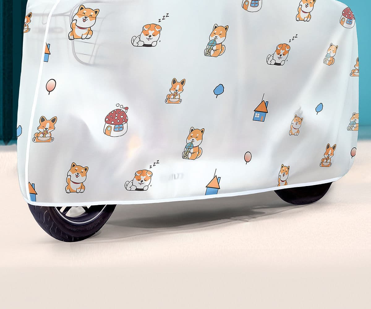 バイクカバー 四季対応 かわいい柄 原付バイクカバー