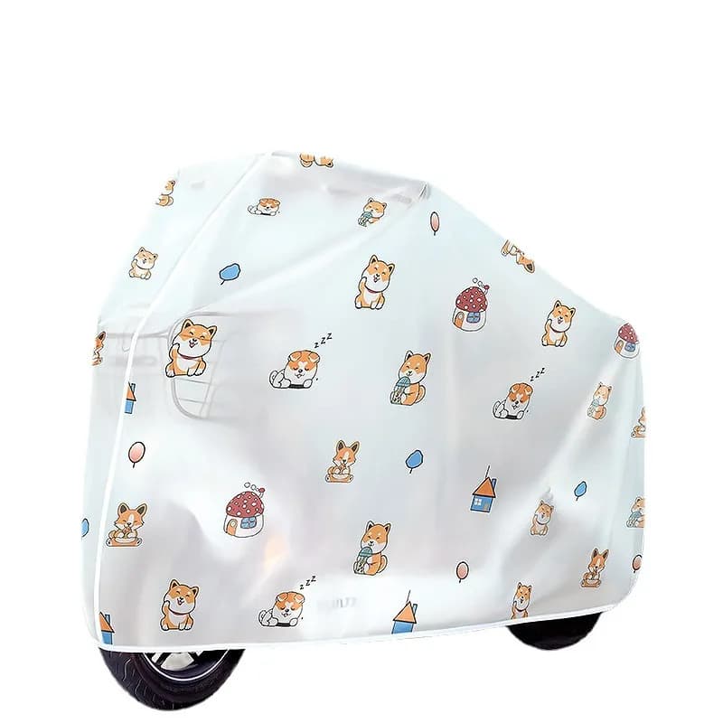 バイクカバー かわいい柄付き原付バイクカバー
