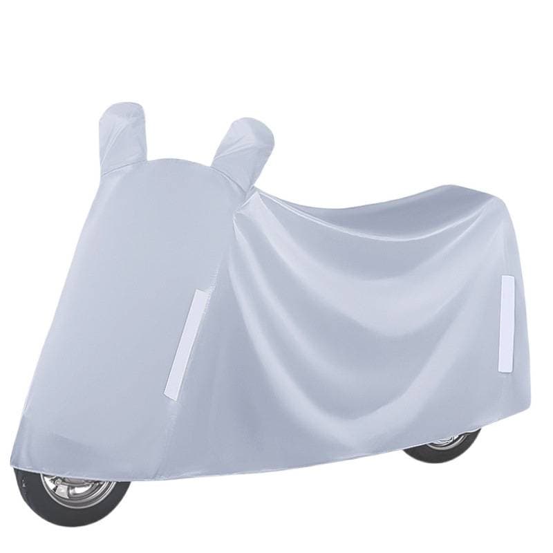 バイクカバー 全天候対応防水バイクカバー反射テープ付き原付用