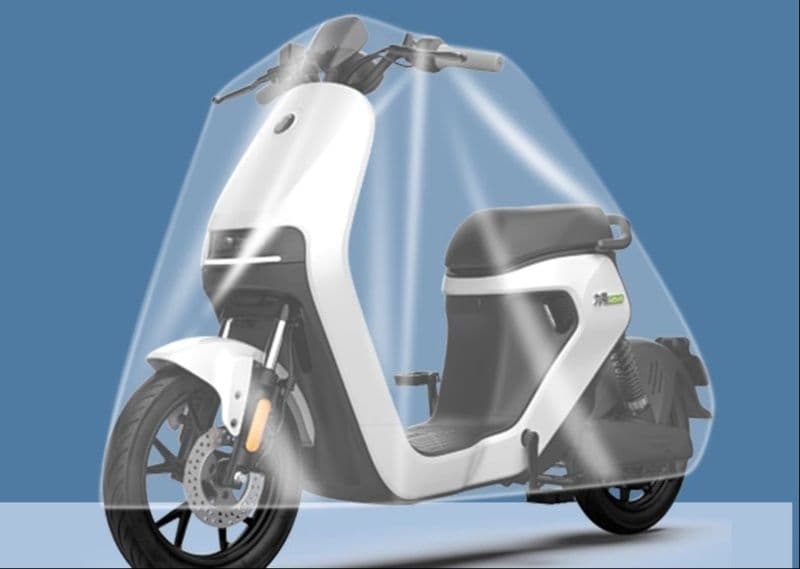 バイクカバー 原付 透明全身防風固定式バイクカバー