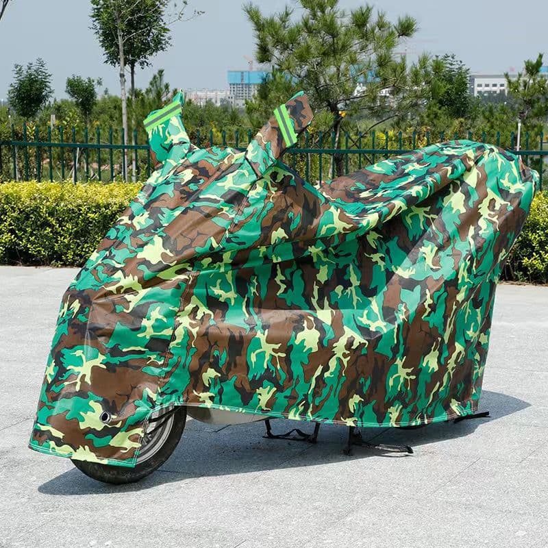 バイクカバー 全天候型ミラーポケット付きバイクカバー